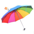 21 "* 8 k trois pliant le parapluie en acier inoxydable (YS-3F1005A)